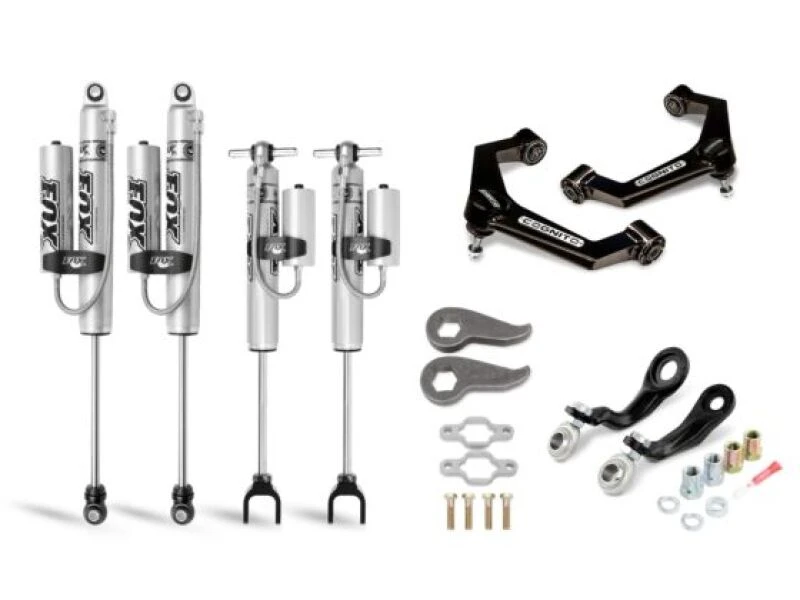 Cognito 3-Inch Premier Leveling Kit with Fox PSRR 2.0 Shocks