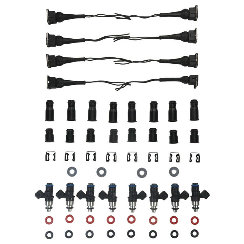 DeatschWerks LS Einspritzpumpen-Kit, Set aus 8 2400cc/min Einspritzpumpen