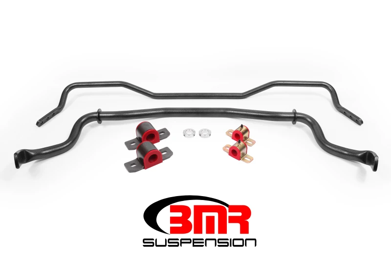 BMR 15-17 S550 Mustang Vorder- und Hinterquerlenker-Kit mit Bushings - Schwarz Hammertone