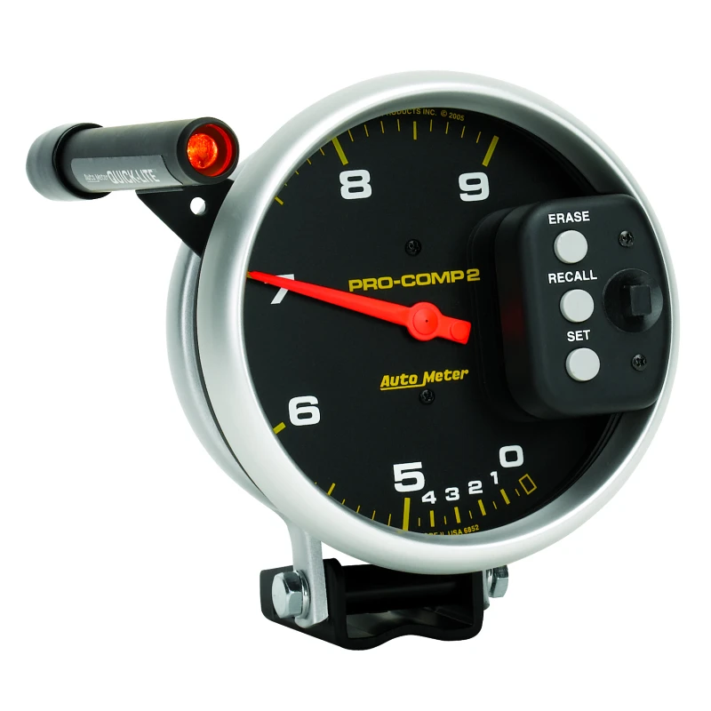 Autometer Pro-Comp 5 inch 9000 RPM Dual Range w/ Shift-Lite and Memory Tach