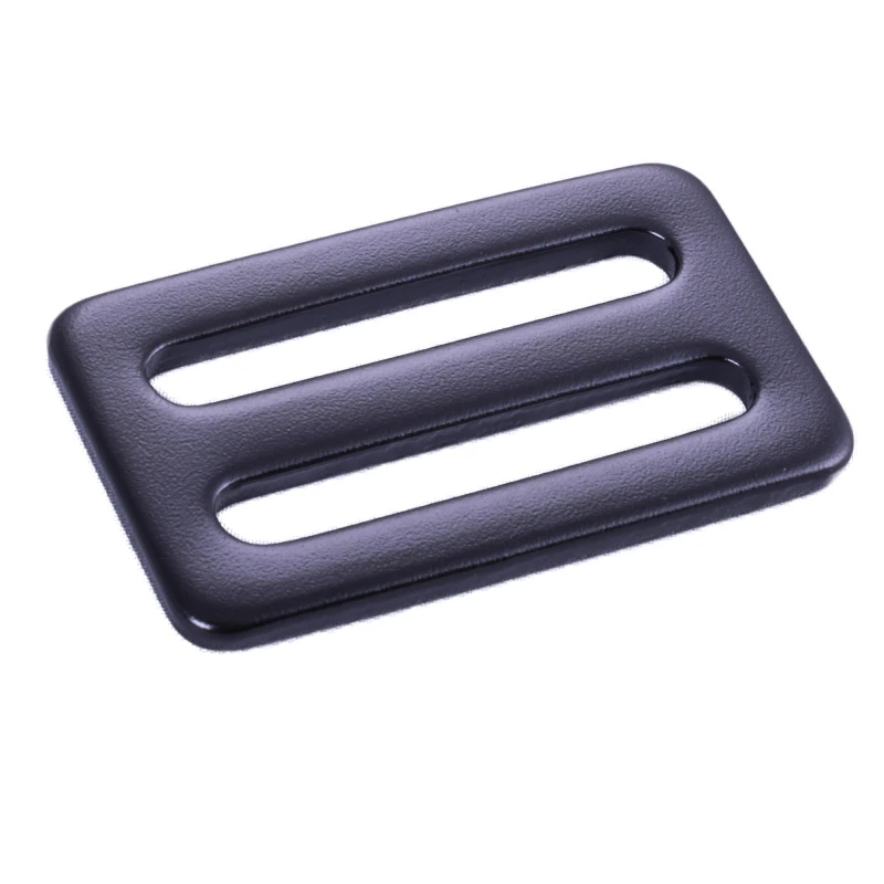 RaceQuip 2 Zoll breite 3 Balken-Schieberegler für Sitzgurte & Montagehardware / Geschmiedeter Stahl - Schwarz