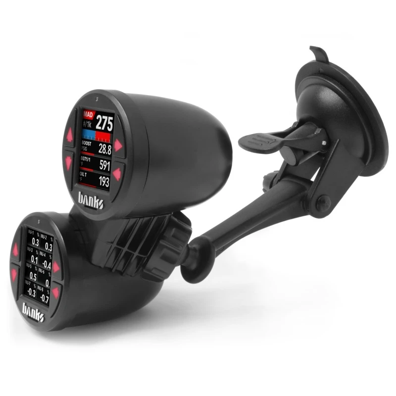 Banks Power Dual Gauge Pod Saugnapfhalter für iDash 1.8 und 52mm-Anzeigen