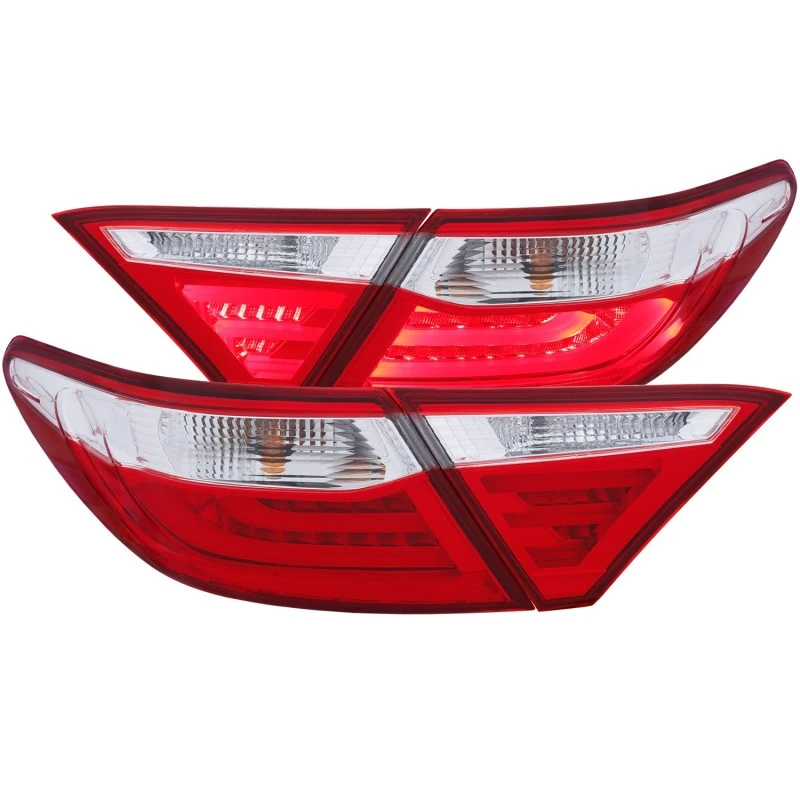 ANZO 2015-2016 Toyota Camry LED-Rückleuchten Rot/Klar