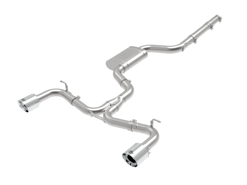 aFe MACHForce XP 3in-2,5in SS Auspuff Kat-Back 18-19 Volkswagen GTI (MK7.5) L4-2.0L (t) - Poliert