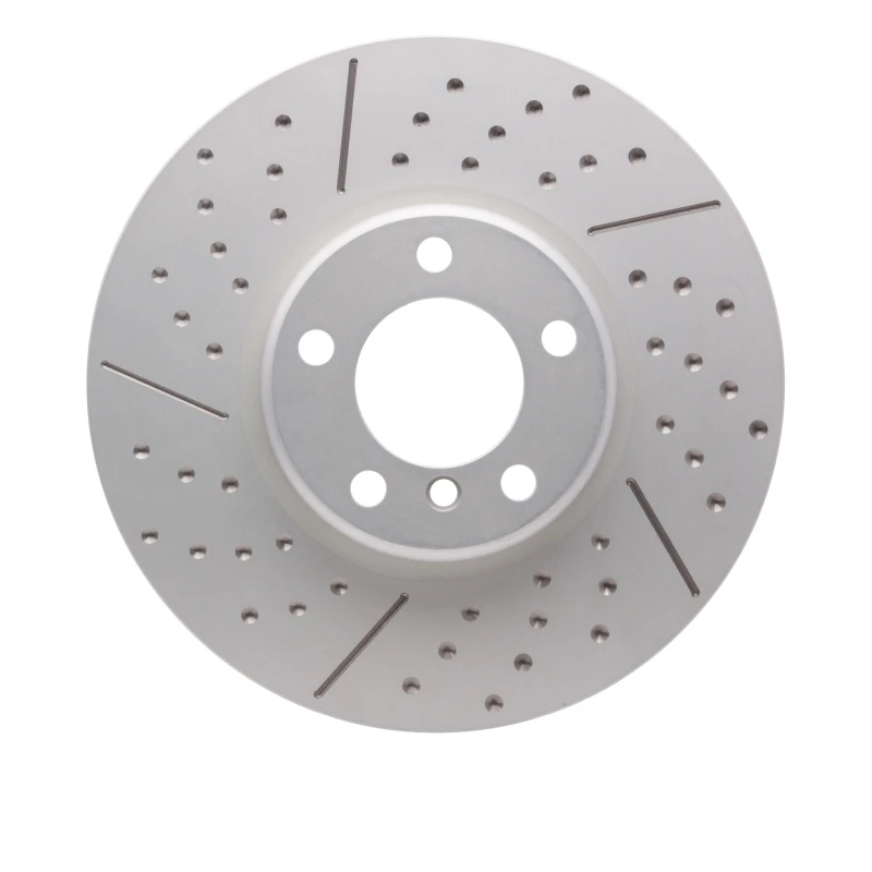 DFC 12-21 BMW 335I GT xDrive Front Hi-Carbon Alloy Geomet Coated Rotor - Dimpled and Slotted