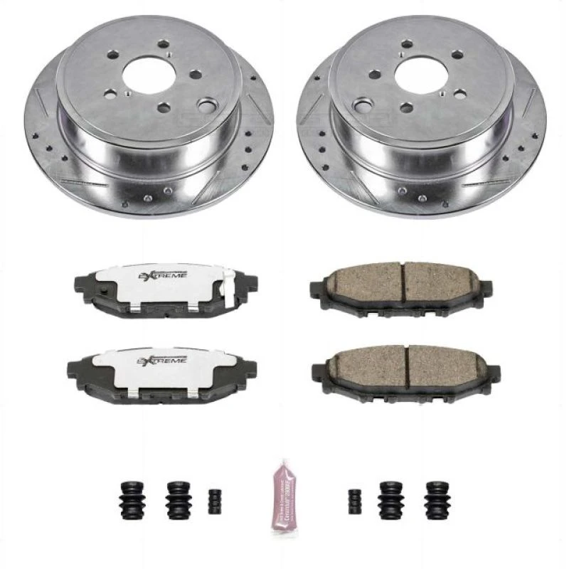 Power Stop Z26 Street Warrior Brake Kit for 13-16 Subaru BRZ Rear