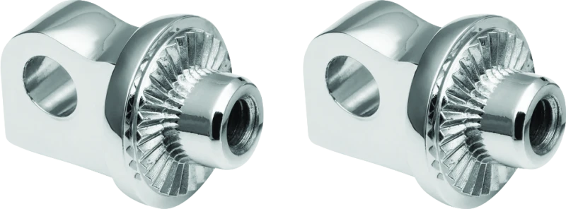 Kuryakyn Adjustable Stop Splined Peg Adapter Chrome