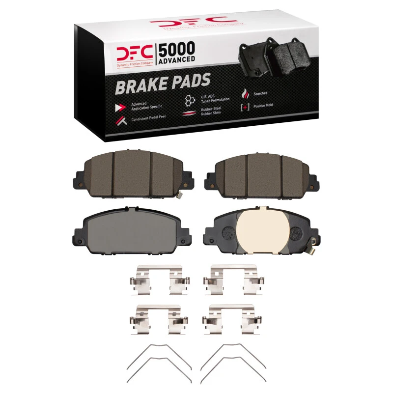 DFC 13-25 Honda Accord Coupe Front 5000 Advanced Ceramic Brake Pads and Hardware Kit