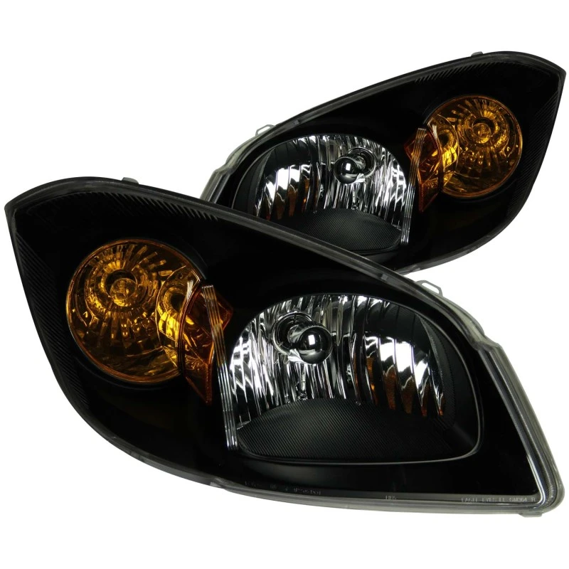 ANZO 2005-2010 Chevrolet Cobalt Kristall-Scheinwerfer Schwarz