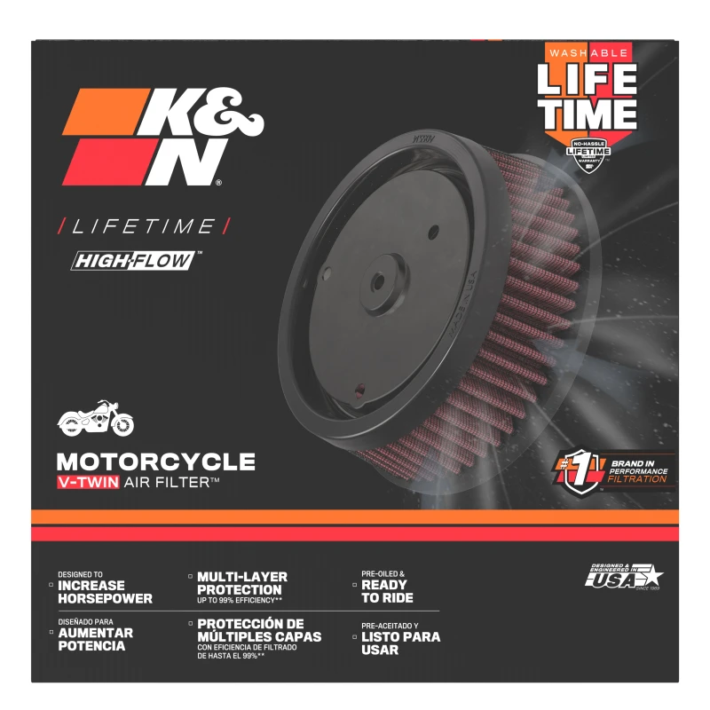 K&N Buell Firebolt/Lightning/Ulysses Ersatzluftfilter