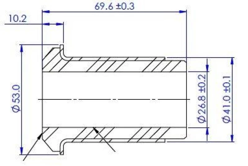 SuperPro 2024-2027 Ford Ranger XL Front Upper Control Arm Inner Bushing Kit