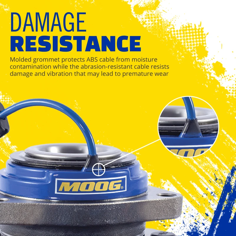 MOOG 17-22 Ford F-250 Super Duty Vorderrad Nabe & Lager Assembly