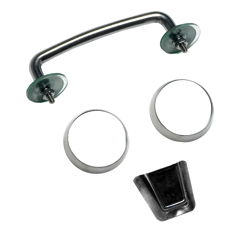 Rugged Ridge 07-12 Jeep Wrangler JK Edelstahl Windschutzscheiben Befestigungs-Kit