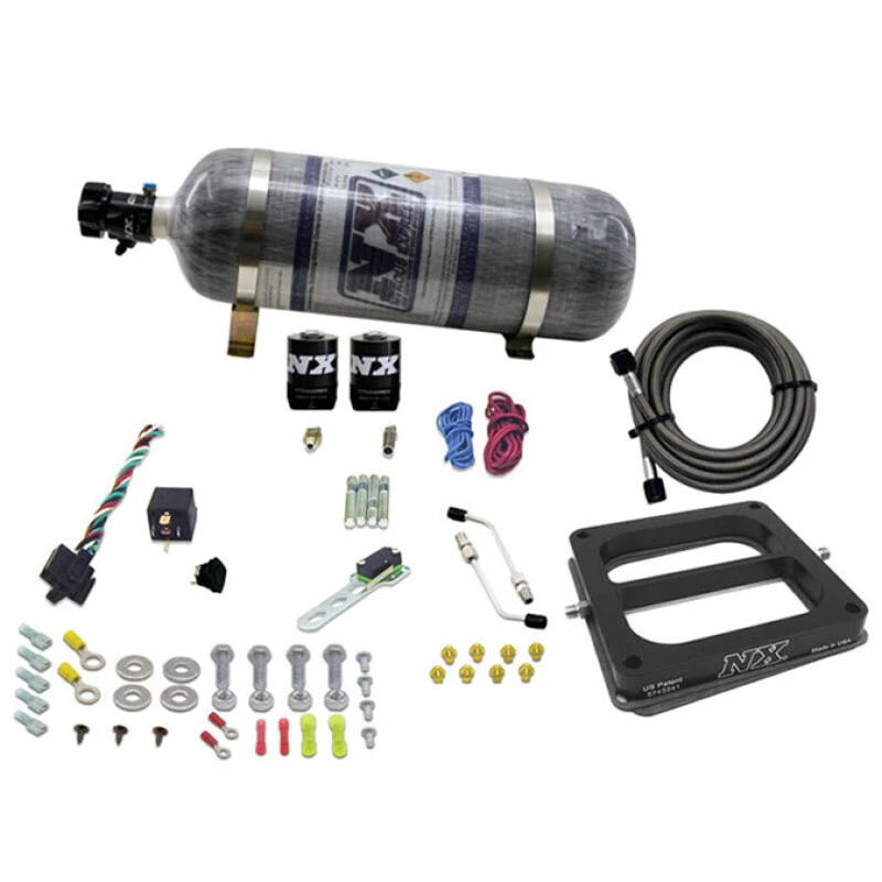 Nitrous Express Dom/Gasoline Nitrous Kit (100-500HP) w/Composite Bottle