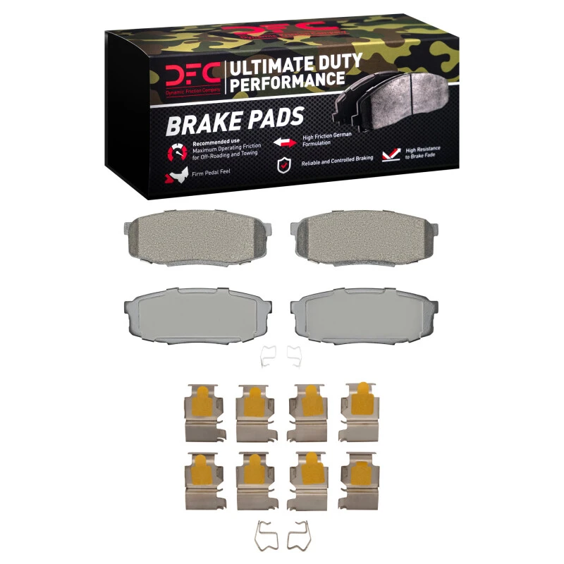 DFC 07-22 Lexus LX570 Rear Ultimate Duty Performance Brake Pads and Hardware Kit