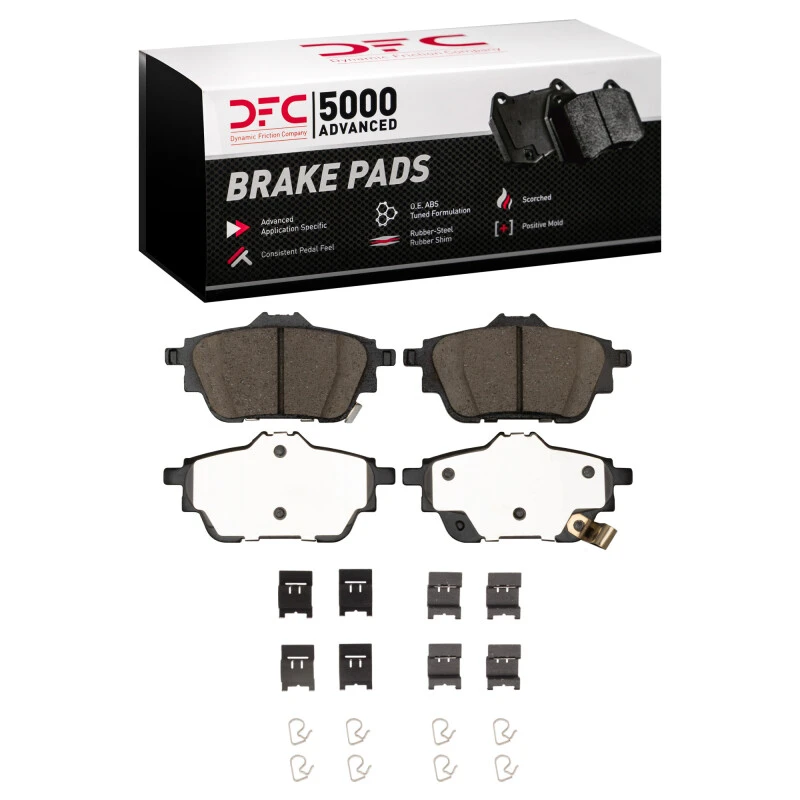 DFC 20-25 Nissan Sentra Rear 5000 Advanced Ceramic Brake Pads and Hardware Kit