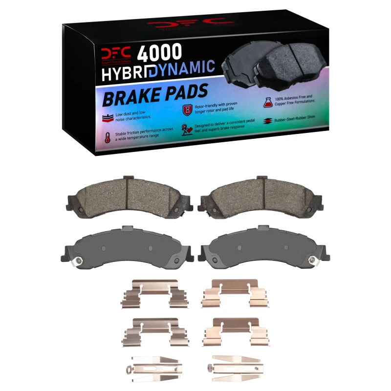 DFC 00-06 Cadillac Escalade EXT Rear 4000 HybriDynamic Brake Pads and Hardware Kit