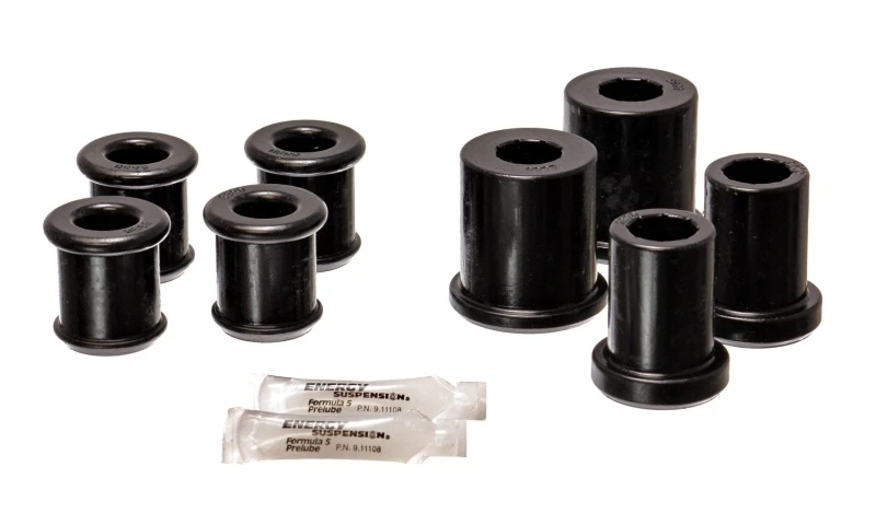Energy Suspension 04-09 Cadillac XLR/XLR-V / 97-12 Corvette Schwarzes Front-End-C/A-Bushing-Set