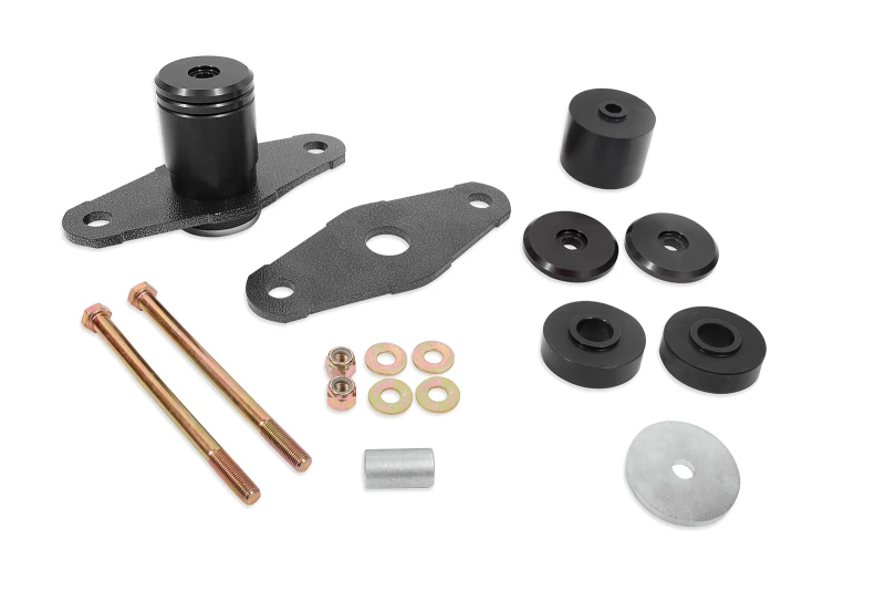 BMR 11-18 Dodge Challenger Motorhalter-Festbuchsen-Upgrade-Kit - Schwarz eloxiert