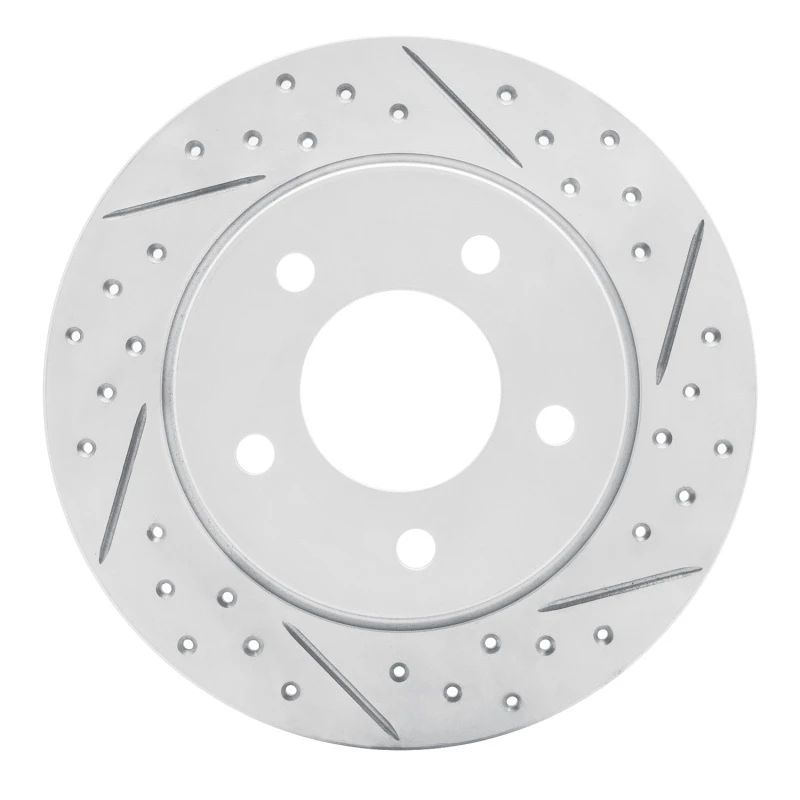 DFC 04-13 Mazda 3 Rear Right Drilled & Slotted Geoperformance Rotor