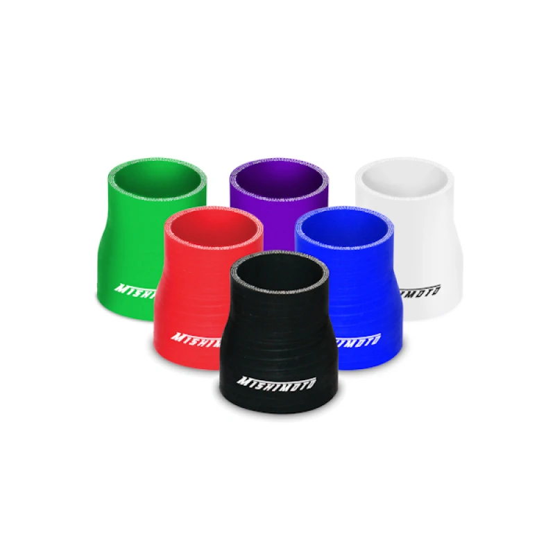 Mishimoto 2,0 bis 2,5 Zoll schwarzer Übergangskuppler