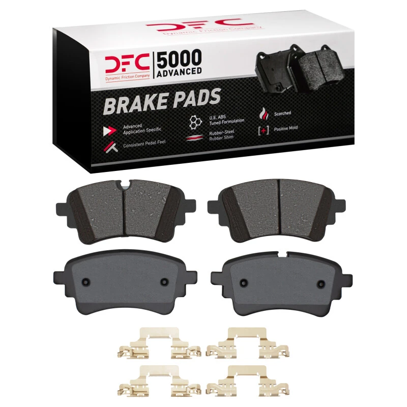 DFC 20-25 Audi A7 Sportback Rear 5000 Advanced Ceramic Brake Pads and Hardware Kit