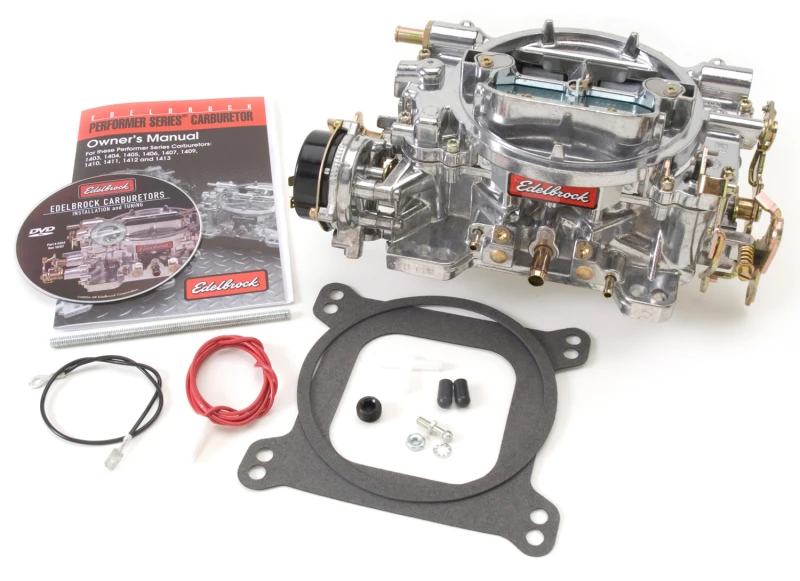edelbrock_1411-679324730650d Edelbrock Vergaser Performer Serie 4-Barrel 750 CFM elektrischer Choke Satin Finish