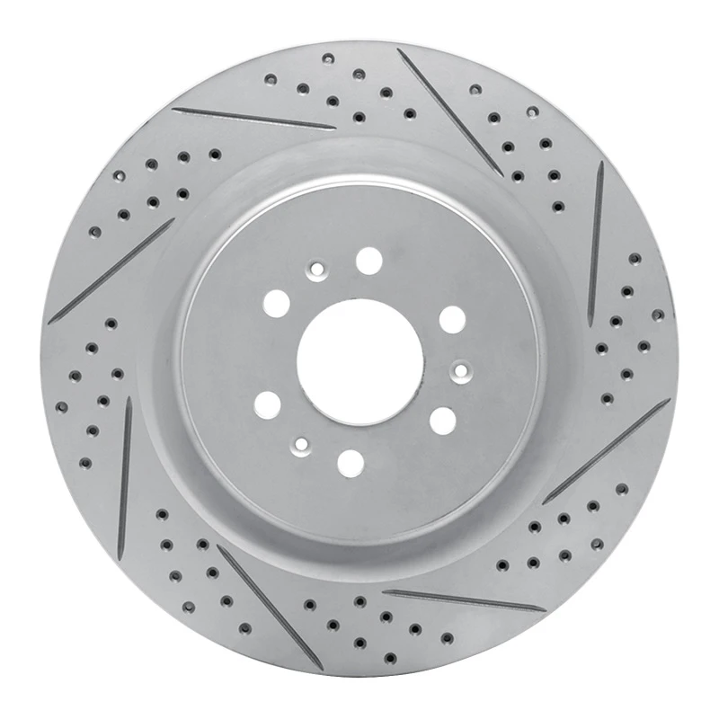 DFC 04-11 Cadillac Sts Rear Right Drilled & Slotted Geoperformance Rotor