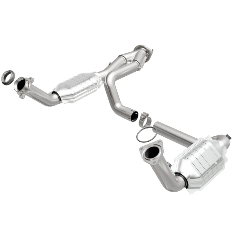 MagnaFlow-Konverter DF 02-06 Cadillac Escalade / 02-06 Chevy Avalanche 5.3L Dual-Konverter-Y-Pipe-Anlage 2WD
