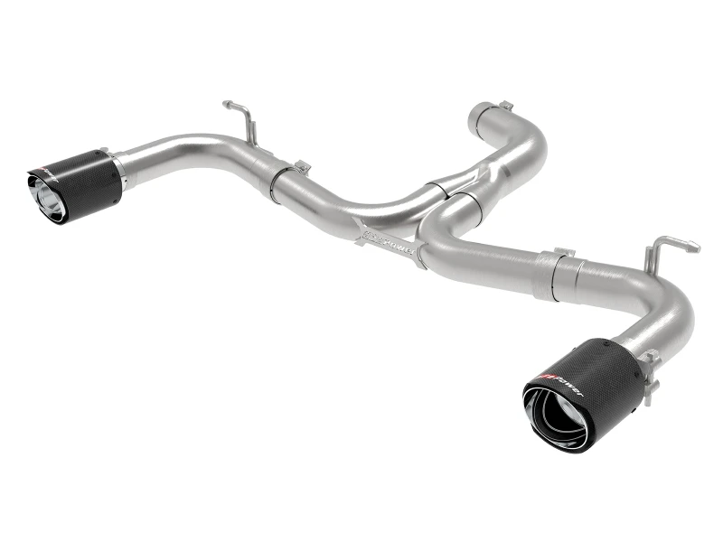 aFe MACH Force-Xp 3 Zoll auf 2-1/2 Zoll Edelstahl Hinterachs-Auspuff Carbon - 15-17 Volkswagen GTI