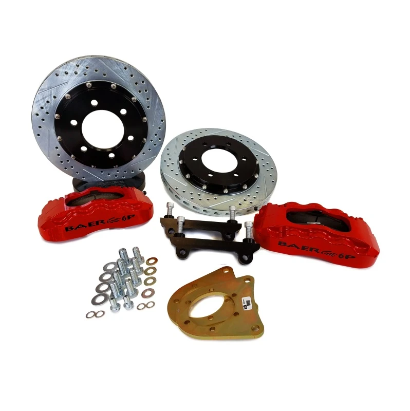 Baer Brakes 71-74 Chevrolet Blazer 13in Pro+ Front Brake Kit-Silver-