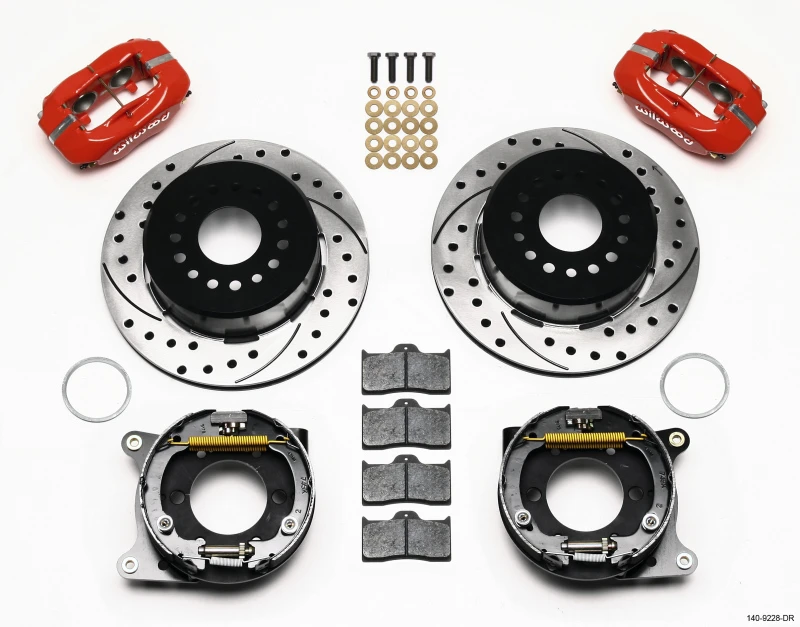 wilwood_140-9228-DR-679574bd4517d Wilwood Forged Dynalite P/S P-B Kit Bohr-rot 2005-2014 Mustang
