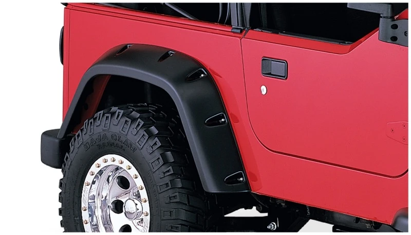 Bushwacker 97-06 Jeep TJ Pocket Style Flares 2-teilig - Schwarz