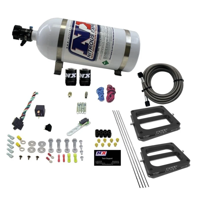 Nitrous Express Dual/Dominator/Gasoline Nitrous Kit (50-300PS) mit 4,5kg Flasche