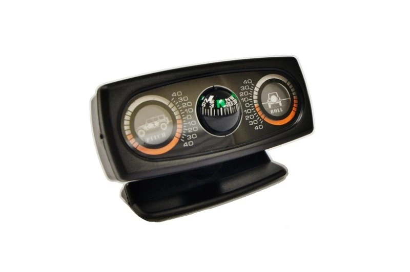 Rampage Universal Clinometer mit Kompass für 1999–2019 Fahrzeuge – Schwarz