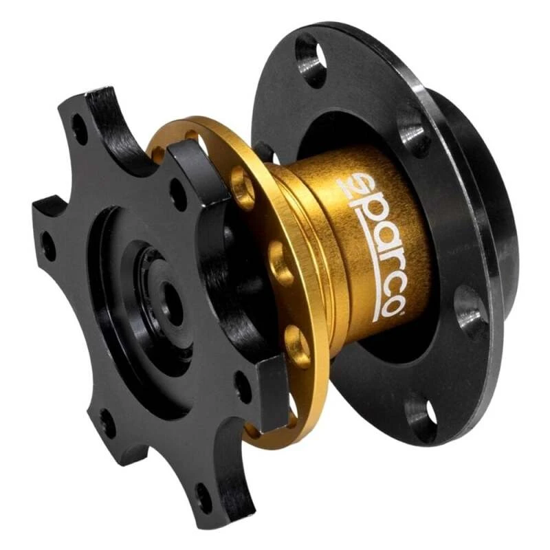 Sparco 6-Bolt Lenkrad-Quick-Release - Gold