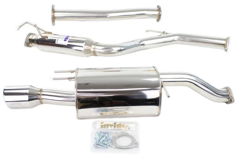 Invidia Q300 Rolled Stainless Steel Tip Cat-Back Exhaust für 2014–2015 Honda Civic Si K24 Coupe