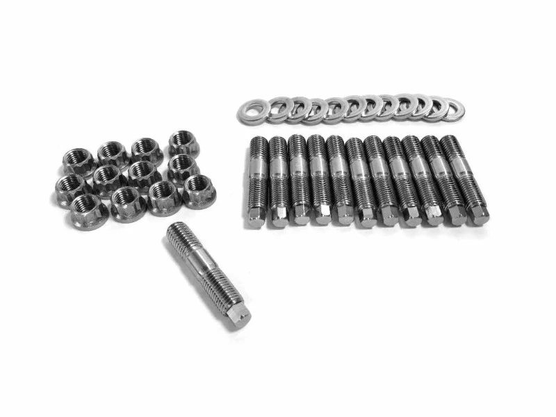 Fleece Performance 94-18 Dodge Cummins 2500-3500 Auspuffkrümmer-Studien-Kit - 7mm externer Sechskant-Kopf
