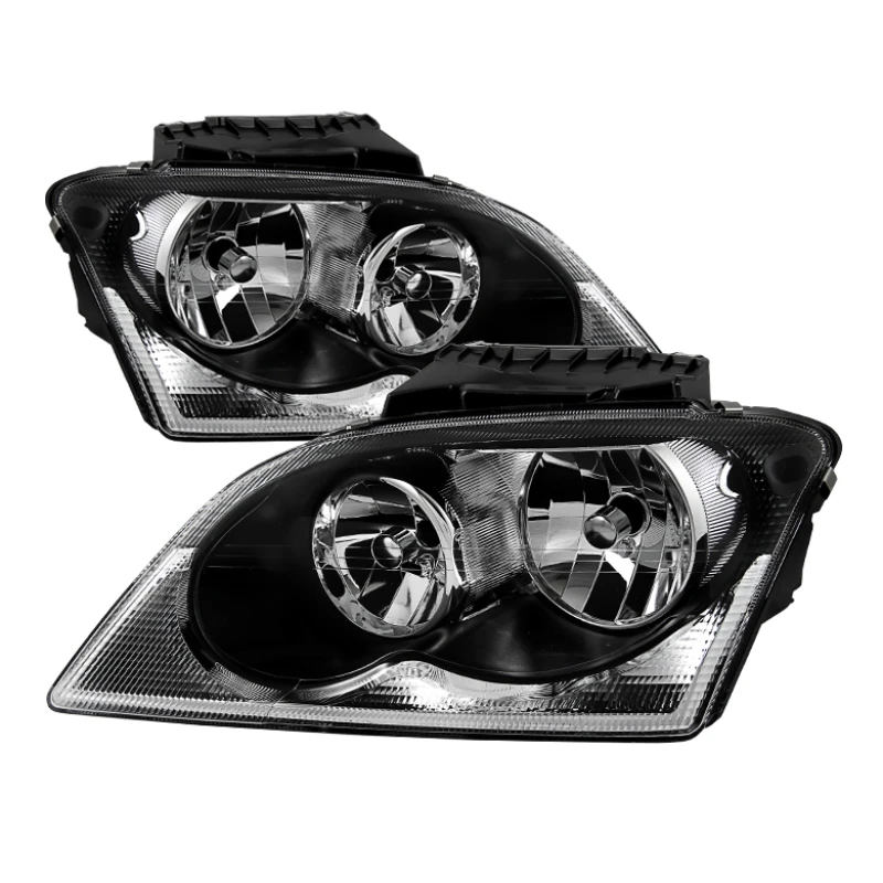 Xtune Chrysler Pacifica 04-06 Halogen OEM Style Headlights Black HD-JH-CHRPA04-BK