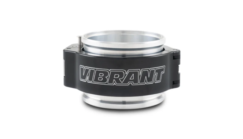 Vibrant 2,50 Zoll O.D. Aluminisiertes HD 2,0 Klemmen-Set - Anodisiert Schwarz