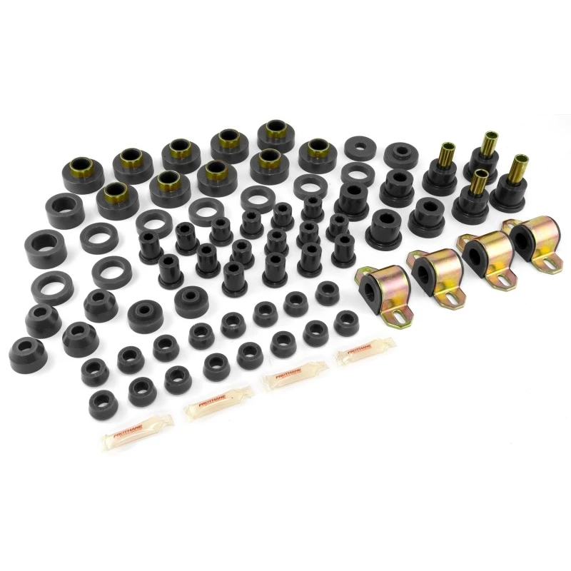 Rugged Ridge Gesamtlager-Kit Schwarz 80-86 Jeep CJ5 & CJ7