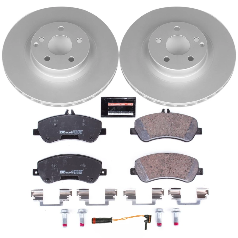 Power Stop 13-15 Mercedes-Benz GLK250 Front Euro-Stop Brake Kit