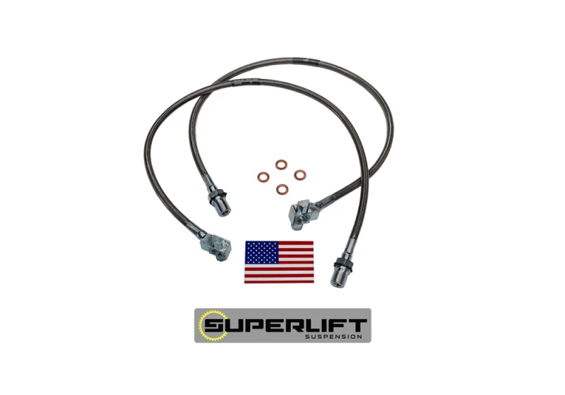 Superlift Bullet Proof Bremsleitungen für 71-78 GM Pickup/Blazer/Suburban