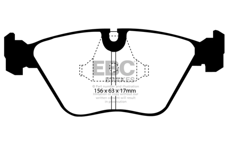DP2689_2-67931fd733120 EBC 89-91 Audi 200 2.2 Turbo (ATE) Greenstuff Front Brake Pads