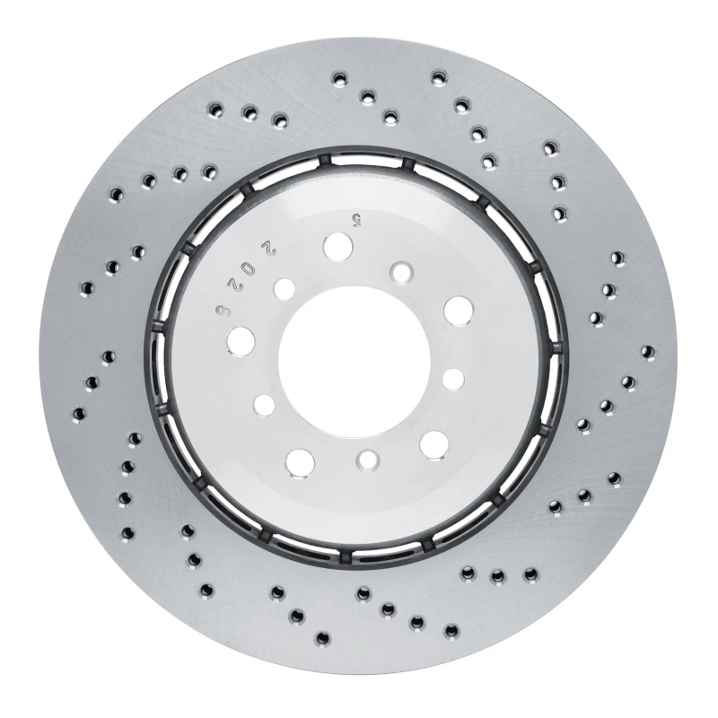 DFC 06-08 BMW Z4 Right Front Drilled Hi-Carbon Alloy Geomet Coated Rotor