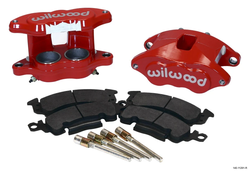 Wilwood D52 Vordere Bremse-Kolben-Kit - Rot 2,00 / 2,00 Zoll Kolben 1,04 Zoll Rotor