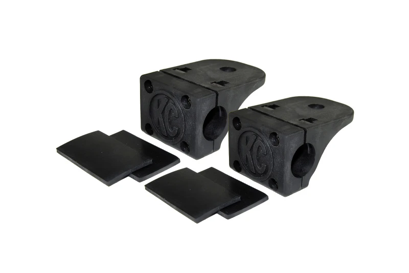 KC HiLiTES Universelle Rohrklemme Licht-Montagehalter-Set / 0,75 Zoll bis 1 Zoll Stange (Paar)