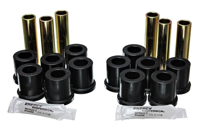Energy Suspension 73-79 Ford F-100/F-150 2WD Schwarzes Blattfederbuchsen-Set hinten