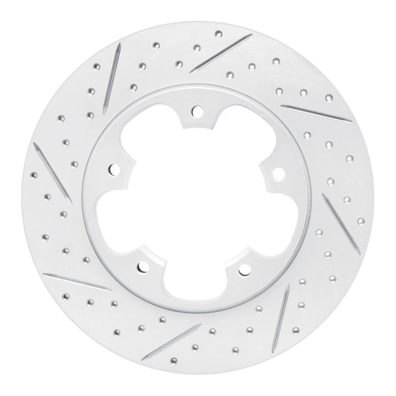 DFC 15-26 Ford Transit-250 Rear Left Drilled & Slotted Geoperformance Rotor
