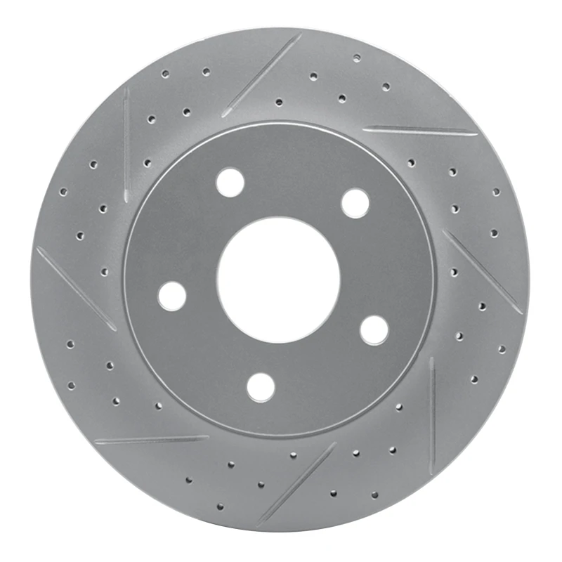 DFC 99-04 Jeep Grand Cherokee Front Left Drilled & Slotted Geoperformance Rotor